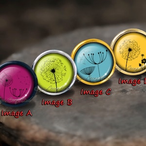Dandelion Knobs/Drawer knobs/ Handmade Bronze Dresser knobs cabinet Dresser Knobs pull / Dresser Pull / Cabinet Knobs / Furniture Knobs