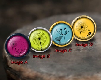 Paardebloem knoppen / lade knoppen / handgemaakte bronzen dressoir knoppen kabinet dressoir knoppen trekken / dressoir trekken / kast knoppen / meubels knoppen