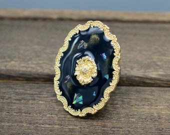 Sunflower Knob,Vintage Court Baroque Sunflower Knob,Cabinet handles,Cabinet Knob,drawer knob,Dresser handle,Cabinet Pull,Unique Pulls Handle