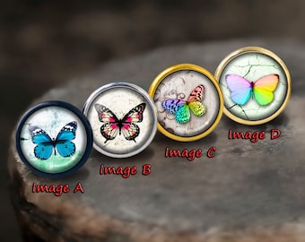 Butterfly Knobs/Drawer knobs/ Handmade Bronze Dresser knobs cabinet Dresser Knobs pull / Dresser Pull / Cabinet Knobs / Furniture Knobs