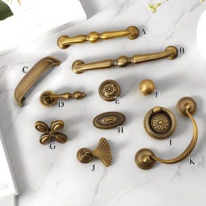 Antique Bronze Cupboard Dresser Handles Pulls Vintage Wine Cabinet Drawer Knobs Pulls Kitchen Cabinet pulls Handles Furniture Hardware