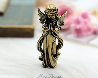 Bronze Sólido Latão Anjo Maçanetas Latão Puxadores Puxadores Puxadores Puxadores de gaveta de latão Puxadores de cômoda Puxadores de porta Puxadores de armário Puxadores Ferragens para armários