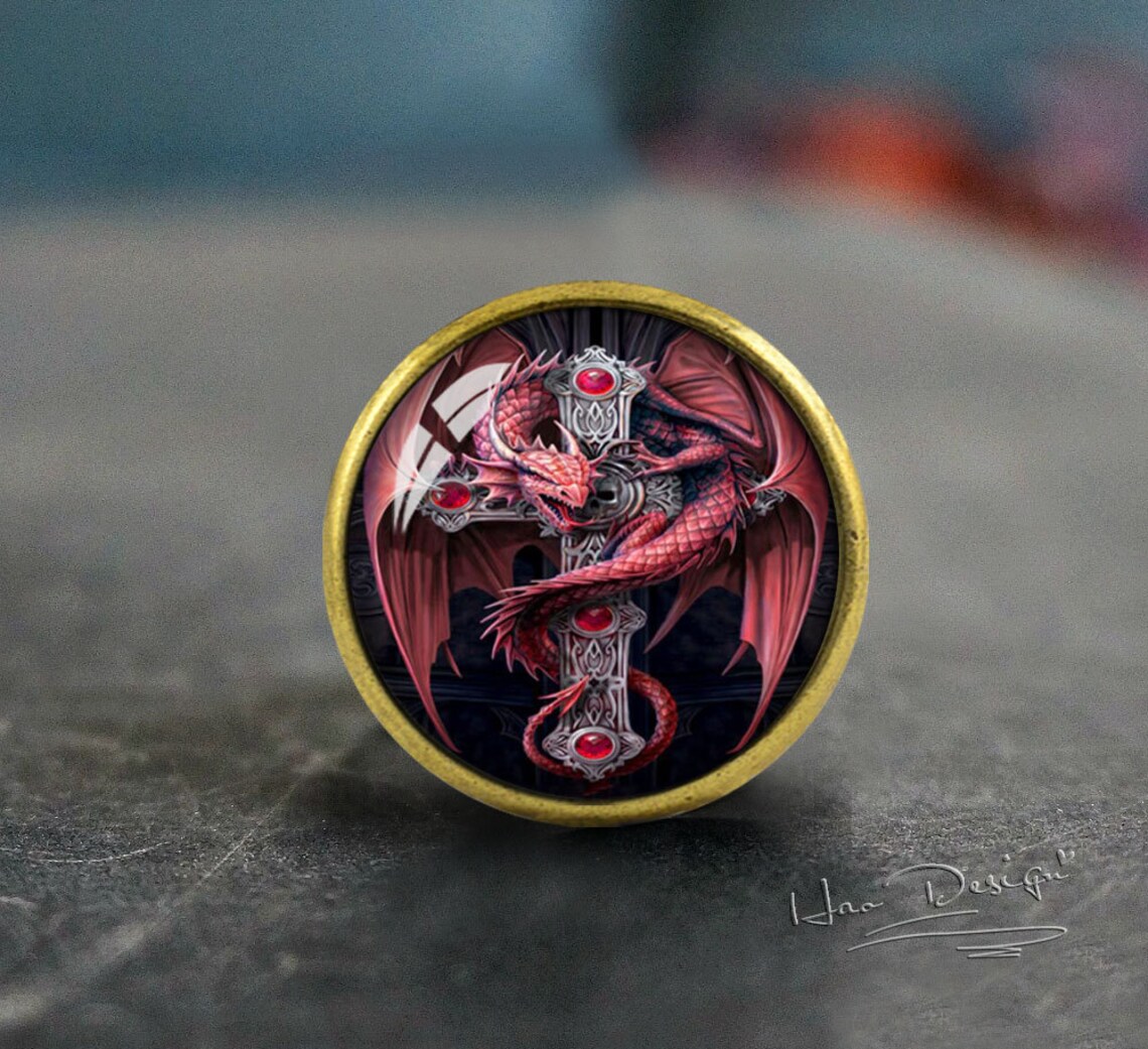 Dragon Drawer Knobs/ Handmade Vintage Bronze Dresser Knobs Etsy