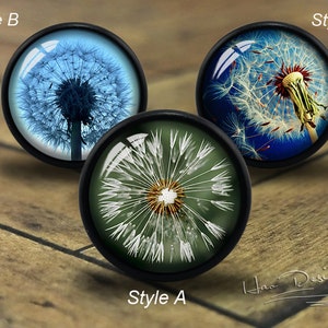Dandelion Drawer knobs/ Handmade Vintage Bronze Dresser knobs cabinet Dresser Knobs pull / Dresser Pull / Cabinet Knobs / Furniture Knobs