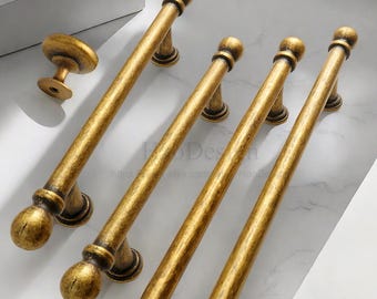 Antique Bronze Cupboard Dresser Handles Pulls Vintage Wine Cabinet Drawer Knobs Pulls Kitchen Cabinet pulls Handles Furniture Hardware