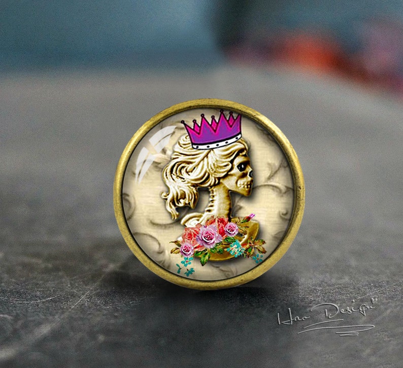 Skull Drawer Knobs/ Handmade Vintage Bronze Dresser Knobs Etsy