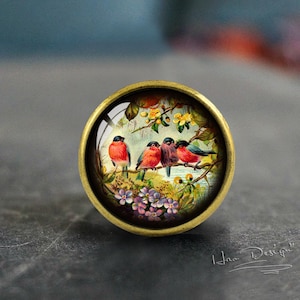 Bird -- Drawer knobs/ Handmade Vintage Bronze Dresser knobs cabinet Dresser Knobs pull / Dresser Pull / Cabinet Knobs / Furniture Knobs