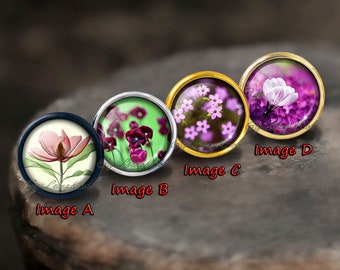 Perillas de flores / Perillas de cajón / Perillas de aparador de bronce hechas a mano gabinete De tocador Knobs pull / Tirón de tocador / Perillas de gabinete / Perillas de muebles