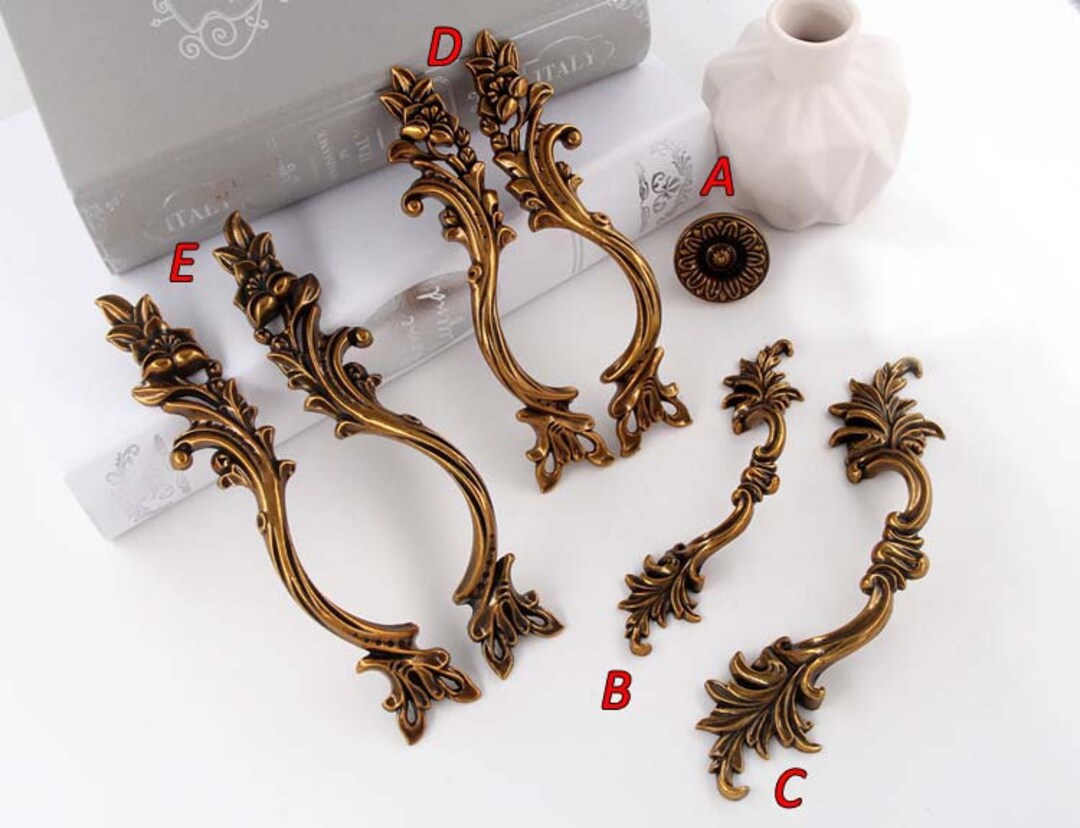 Antique Bronze Door Handle Drawer Handles Dresser Pull Handles