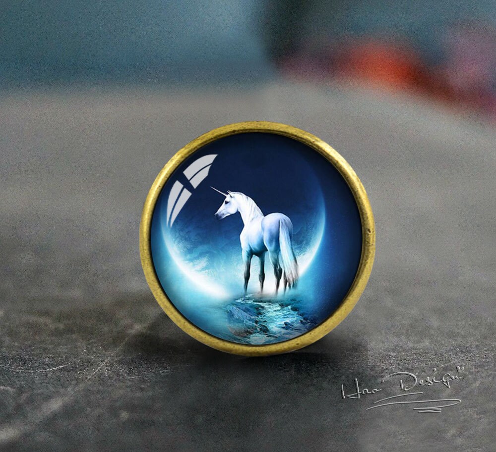 Unicorn Drawer Knobs/ Handmade Vintage Bronze Dresser Knobs Etsy