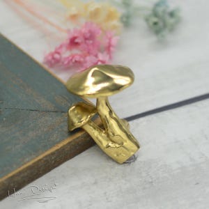 Brass mushroom knobs , mushroom drawer Handles, brass Handles, drawer pull, door knob, Knobs Drawer Pulls Handle Cabinet Hardware H66