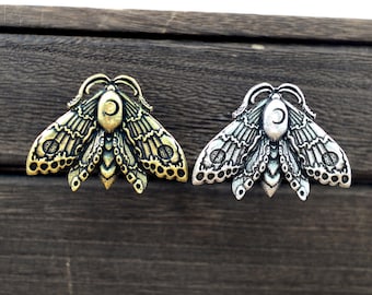 Luna Moth Knob,Dresser Knob,Cabinet handles,Cabinet Knobs,drawer knob,Dresser handle,Cabinet Pulls,Unique Pulls Handles,Furniture Hardware