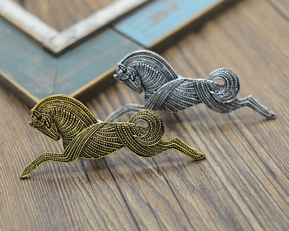 ヴィンテージ！Horse Three-dimensional カフ ブレスレット Abstract Horse Knob,animal Knob,dresser Knobs,cabinet Pulls