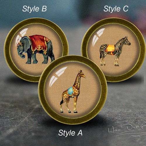 Retro Animaldrawer Knobs/ Handmade Vintage Bronze Dresser Etsy