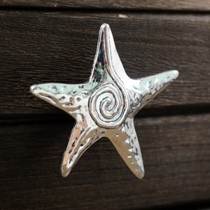 Starfish Knob,Dresser Knob,Cabinet handles,Cabinet Knobs,drawer knob,Dresser handle,Cabinet Pulls,Unique Pulls Handles,Furniture Hardware