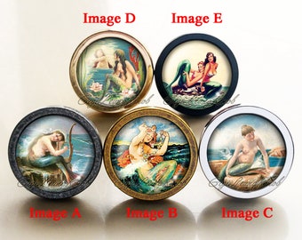 Mermaid knobs/Drawer knobs/Handmade Vintage Bronze Dresser knobs cabinet Dresser Knobs pull/Dresser Pull/Cabinet Knobs/Furniture Knobs