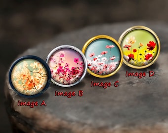 Perillas de flores / Perillas de cajón / Perillas de aparador de bronce hechas a mano gabinete De tocador Knobs pull / Tirón de tocador / Perillas de gabinete / Perillas de muebles