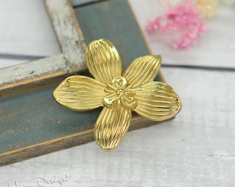 Brass flowers Furniture Knobs,Kitchen Cabinet Knob,Brass Drawer Knob,Drawer Pulls,Brass Knobs,Dresser Handles,Furniture Hardware H49