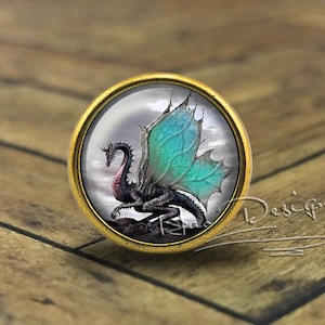 Dragon -- Drawer knobs/ Handmade Vintage Bronze Dresser knobs cabinet Dresser Knobs pull / Dresser Pull / Cabinet Knobs / Furniture Knobs
