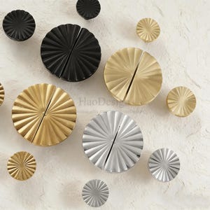 Semicircle Pulls,Petal Knobs,Texture Drawer Pulls,Brass Circle Cabinet Knob,Silver Semicircle Handles,Wardrobe Knobs,Gold Knob,Fan Knobs H37