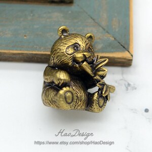 Bronze Solid Brass Panda knobs Brass Handles knobs pulls brass drawer knobs Dresser pulls door Knobs Cabinet Pulls Handles Cabinet Hardware image 4