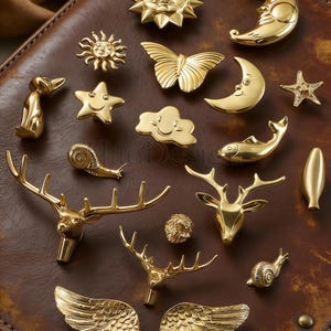 Unique Brass Drawer Pulls Handles Bronze Cabinet Handles Pulls Knobs Dresser Cabinet door Sideboard handles Pulls Furniture Hardware