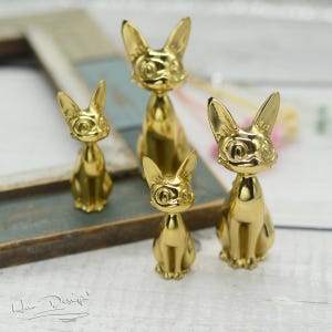 Brass kitten Knob,Cat Kitchen Cabinet Knobs,Brass Drawer Knobs,Drawer Pulls,Brass Knob,Dresser Handles,wardrobe Knobs,Furniture Hardware H99