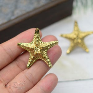 Pure Brass Starfish Drawer Cabinet Door Knobs Cabinet Knobs Dresser Pulls Knobs Drawer Knobs Pulls Closet Door Pulls Hardware H69