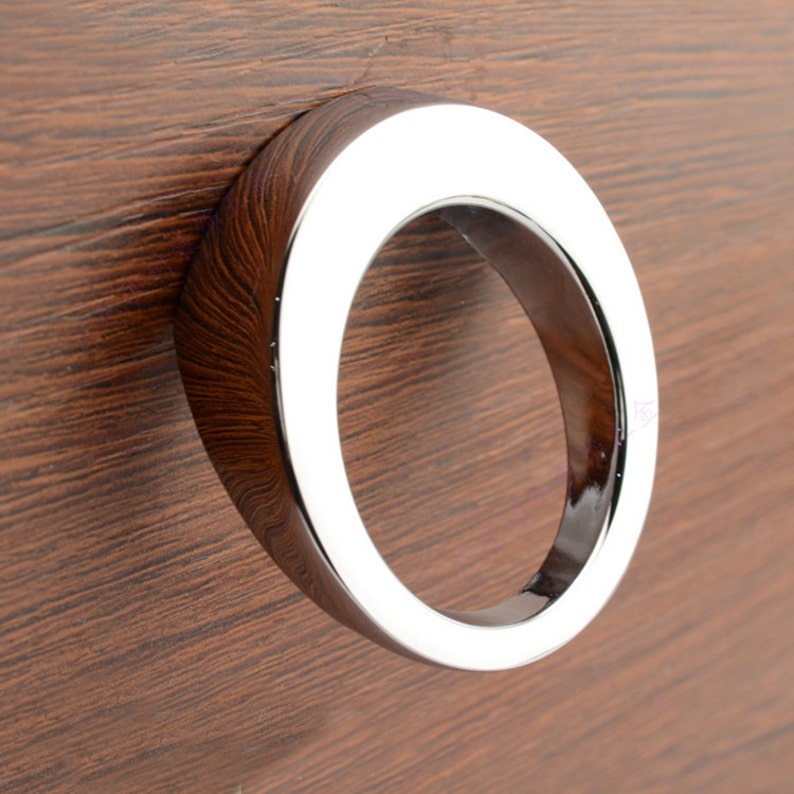 Modern Silver Chrome Dresser Handle Pull Knob Drawer Pulls Etsy