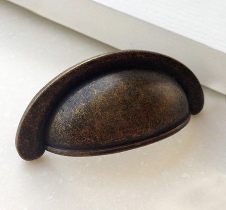Bronze Bin Drawer Pulls Handles Knobs Kitchen Knob / Etsy
