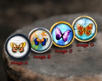 Butterfly Knobs/Drawer knobs/ Handmade Bronze Dresser knobs cabinet Dresser Knobs pull / Dresser Pull / Cabinet Knobs / Furniture Knobs