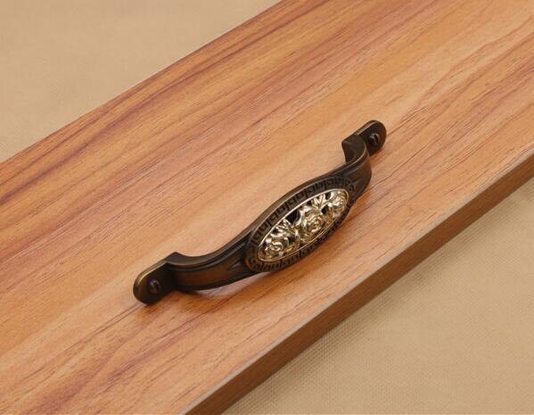 Latón antiguo aparador tira Manijas perillas gabinete perilla | Etsy