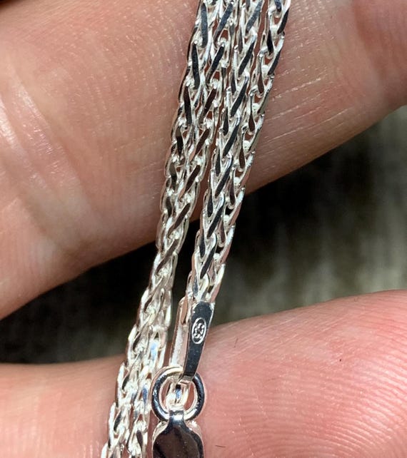 1.5mmダイヤモンドカットパームリンクチェーン / Spiga 925 