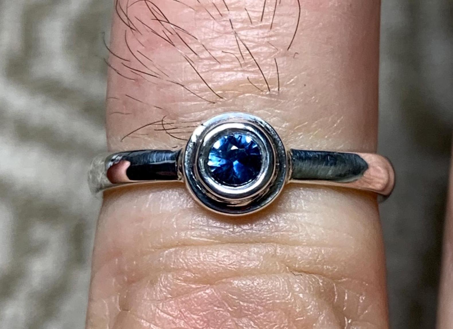 Bague En émeraude Biseautée 13x10mm - Monture Argent Massif 925, Taille 52, Neuve Avec écrin