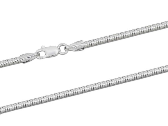 Sterling silver serpentine chain deals