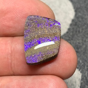 15,51 cts Opale boulder cabochon Winton Queensland, Australie loose solid freeform designer handcut gemstone mineral sertir custom image 3