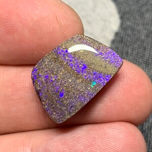 15,51 cts Opale boulder cabochon Winton Queensland, Australie loose solid freeform designer handcut gemstone mineral sertir custom image 7