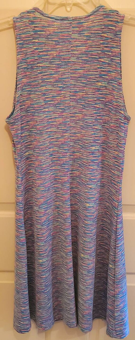 Vintage 80s La Belle Fashions Multi-colored Sleev… - image 3