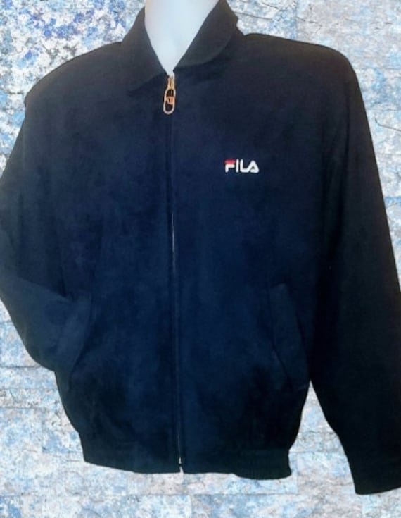 Fila suede jacket best sale