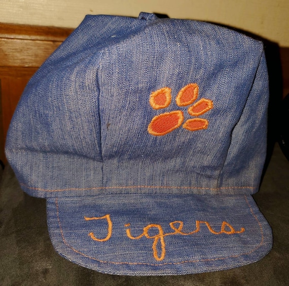 Vintage 70s Clemson Tigers Embroidered Homemade F… - image 10