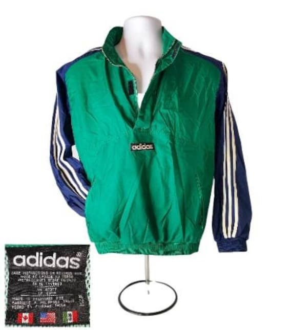 Vintage 90s Adidas Nylon Pullover Lightweight Jacket XL - Etsy