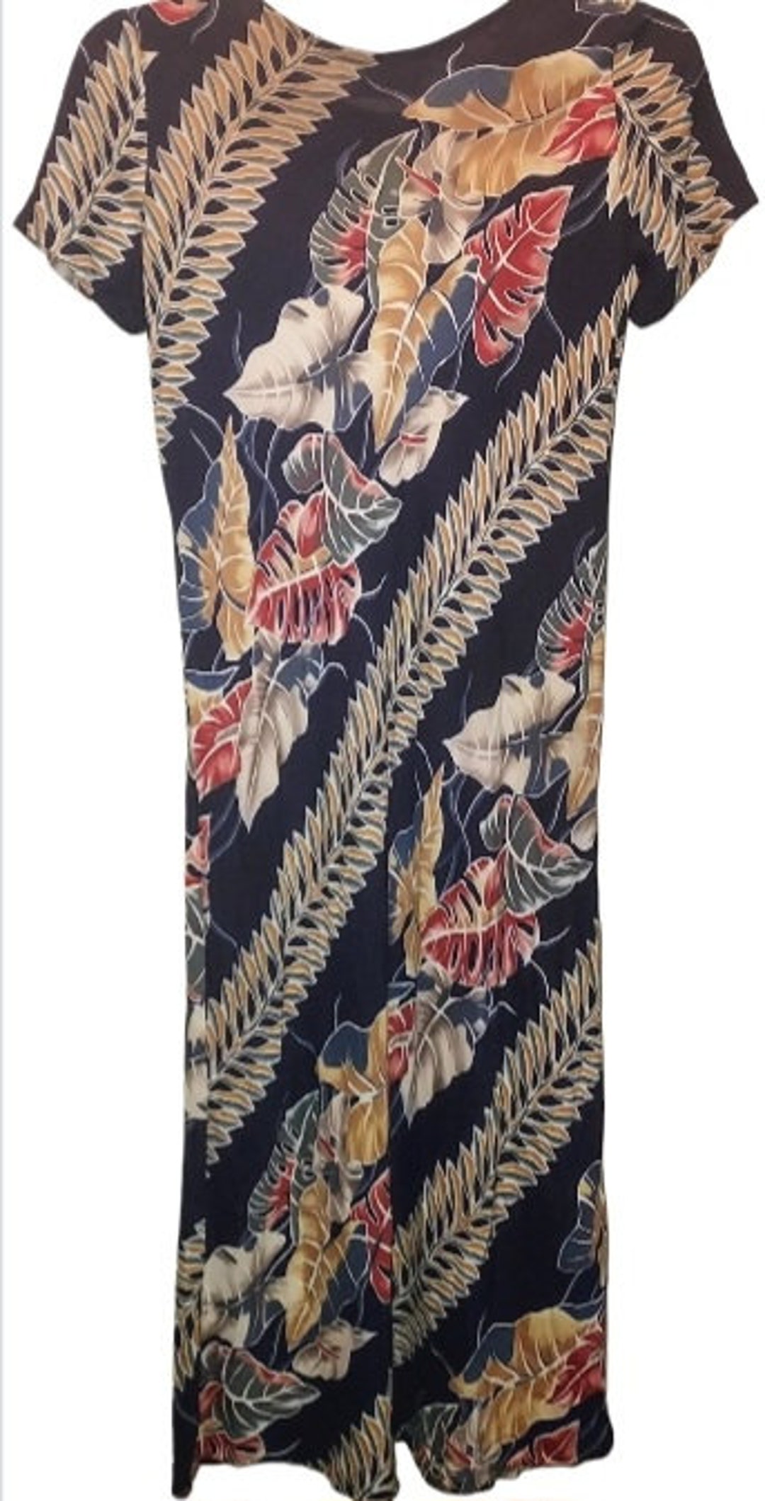 Hale Maxi Hawaiian Dress w/Cap Sleeves main image 1