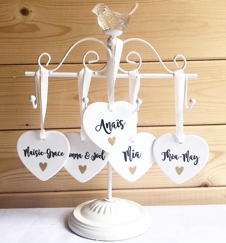 Ceramic Heart Keepsake Ceramic Name Ceramic Gifts Etsy