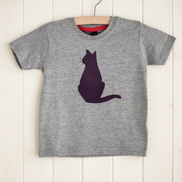 Maglietta per bambini gatto - Maglietta per amante dei gatti - Maglietta - Regalo di compleanno - Regalo per gli amanti dei gatti - Camicia per gatti - Compleanno - Regalo migliore amico - Regalo - Regalo per bambini