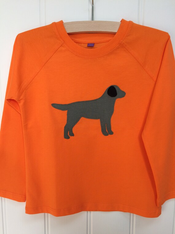 Labrador Unisex Youths Short Sleeve T-Shirt Kids T-Shirt Tops Black