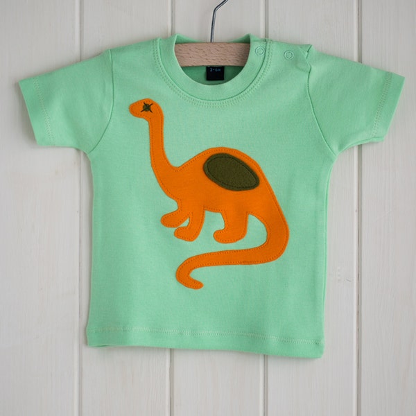 Baby Dinosaur Tshirt - Magliette per neonati - Regalo per neonati - Abbigliamento per neonati - Abbigliamento per neonati - Regali per neonati - Maglietta per neonato con dinosauro