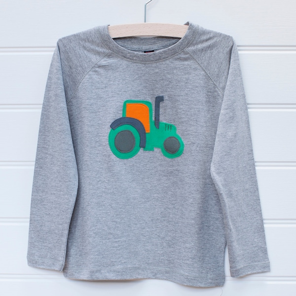 T-shirt Trattore Bambino - Maniche Lunghe - Abbigliamento Bambino - Magliette Bambino - Magliette Bambino - Abbigliamento Bambino - Trattori - Maglietta Bambino - Abbigliamento