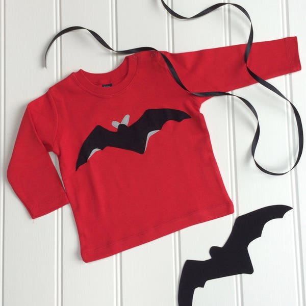 Baby Bat T-shirt - Halloween - Top di Halloween - Halloween Baby T shirt - Baby Bat top - Regalo per halloween - Prima t-shirt di halloween - Batman