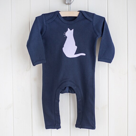 cat baby sleepsuit