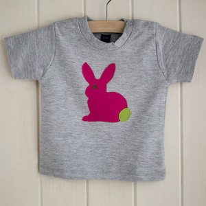 Baby Rabbit T-shirt - Baby Clothing - Baby Gift - Baby Bunny Shirt - Easter Baby - Newborn Gift - Rabbit Tshirt - Baby Shower - Easter Bunny